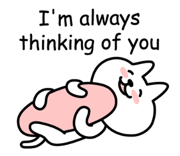 Cat lying down 2 sticker #3858203