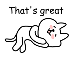 Cat lying down 2 sticker #3858204