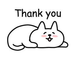 Cat lying down 2 sticker #3858207