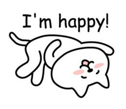 Cat lying down 2 sticker #3858209