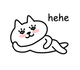 Cat lying down 2 sticker #3858213