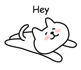 Cat lying down 2 sticker #3858215