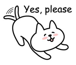 Cat lying down 2 sticker #3858224