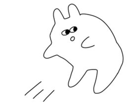 jitto miru usagi 3 sticker #3858855