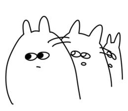 jitto miru usagi 3 sticker #3858856