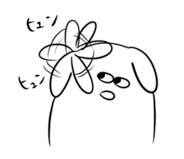 jitto miru usagi 3 sticker #3858857