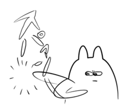 jitto miru usagi 3 sticker #3858858