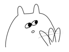 jitto miru usagi 3 sticker #3858859