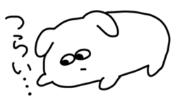 jitto miru usagi 3 sticker #3858863