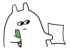 jitto miru usagi 3 sticker #3858888