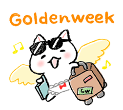 The first half of the cat of season sticker #3859164