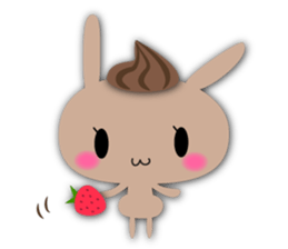 Macaron Rabbit sticker #3859178