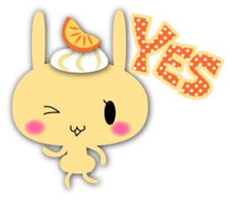 Macaron Rabbit sticker #3859180