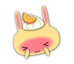 Macaron Rabbit sticker #3859189