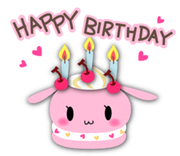 Macaron Rabbit sticker #3859200