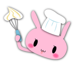 Macaron Rabbit sticker #3859206