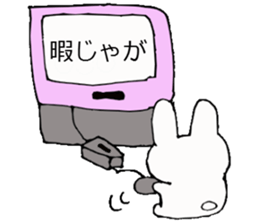 A Kagoshima dialect and rabbit sticker #3860316