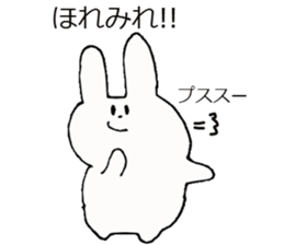 A Kagoshima dialect and rabbit sticker #3860326