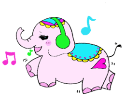 Elephant Sticker sticker #3860676