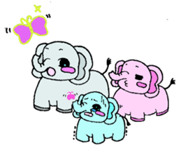 Elephant Sticker sticker #3860694