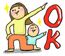 Great mother! Baby edition sticker #3862036