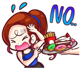 Pissamai&Chamaiporn-Diet special (Eng) sticker #3862248