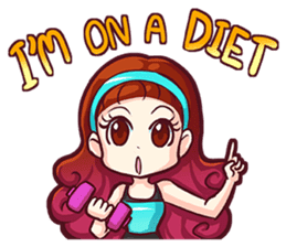Pissamai&Chamaiporn-Diet special (Eng) sticker #3862256