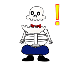 Chubby Skull Part 3 sticker #3862944