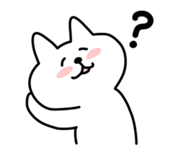 Friendly talking cat sticker #3863135