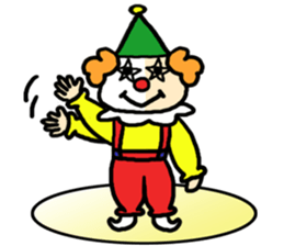 Pierrot boy sticker #3863625