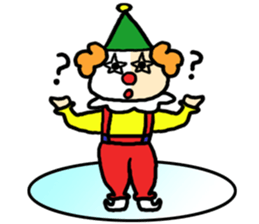 Pierrot boy sticker #3863626