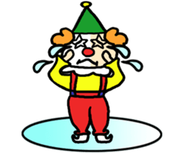 Pierrot boy sticker #3863631