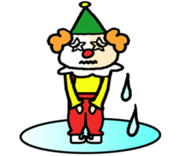 Pierrot boy sticker #3863641