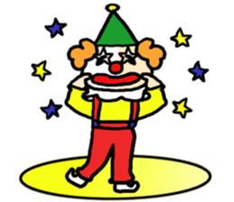 Pierrot boy sticker #3863650