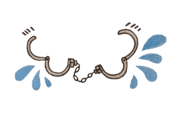 Handcuffs sticker #3863798