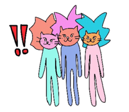 Lion Lovely well trio sticker #3864009