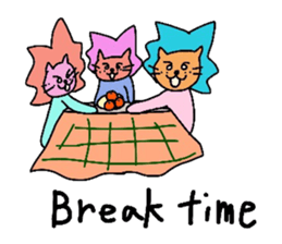 Lion Lovely well trio sticker #3864024