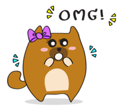 Cute Pom Pom sticker #3864660