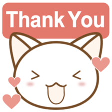 To a cute cat, please. sticker #3865157