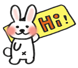 Message from Rabbit Meechan. sticker #3865691