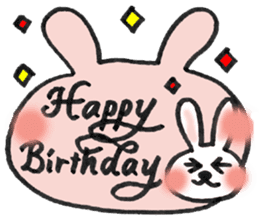 Message from Rabbit Meechan. sticker #3865705