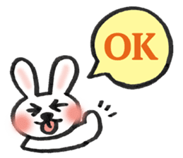 Message from Rabbit Meechan. sticker #3865714