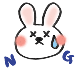 Message from Rabbit Meechan. sticker #3865716