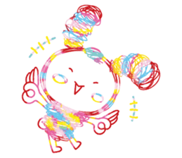 Colourful & Happy Rabbit sticker #3865850