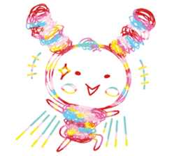 Colourful & Happy Rabbit sticker #3865851