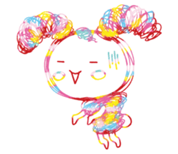 Colourful & Happy Rabbit sticker #3865858