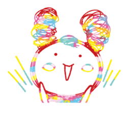 Colourful & Happy Rabbit sticker #3865866