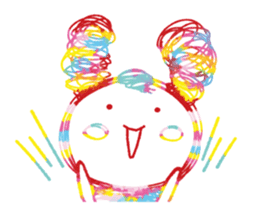Colourful & Happy Rabbit sticker #3865866