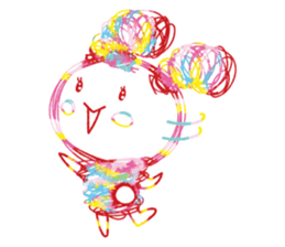 Colourful & Happy Rabbit sticker #3865867