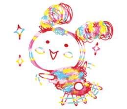 Colourful & Happy Rabbit sticker #3865869